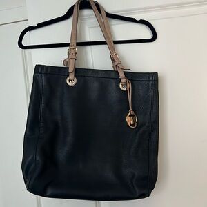 Michael Kors black tote - good condition, small flaws on inside